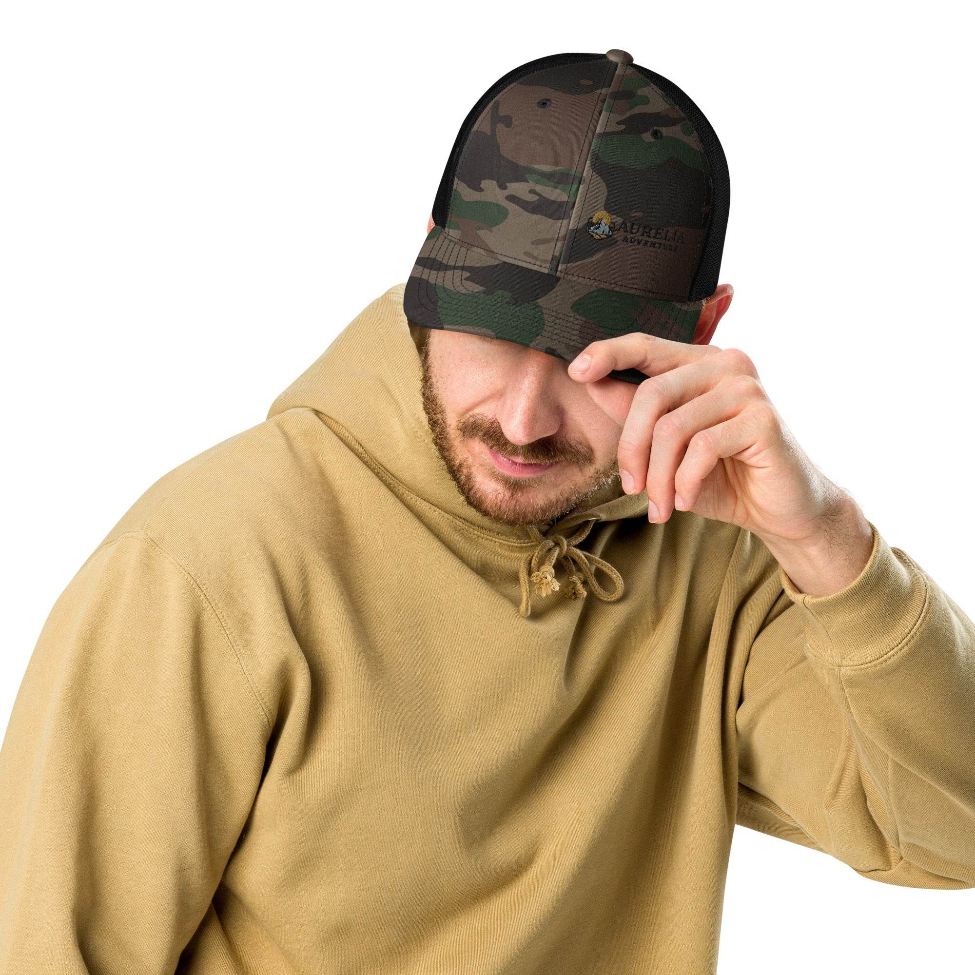 CAMO TRUCKER HAT - AureliaAdventure