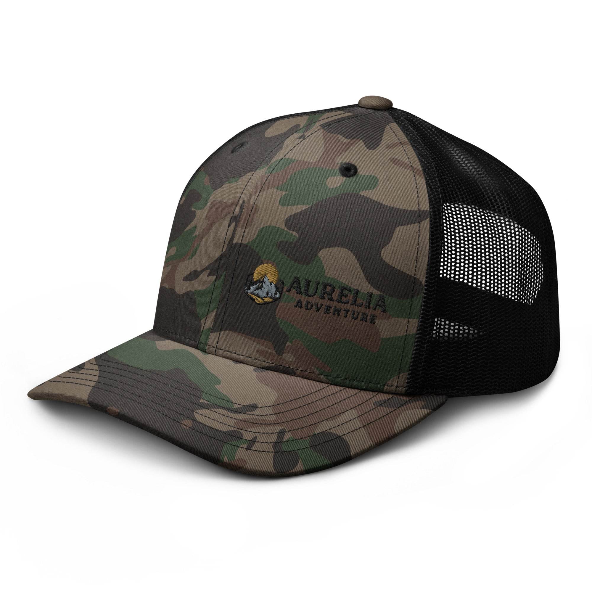 CAMO TRUCKER HAT - AureliaAdventure