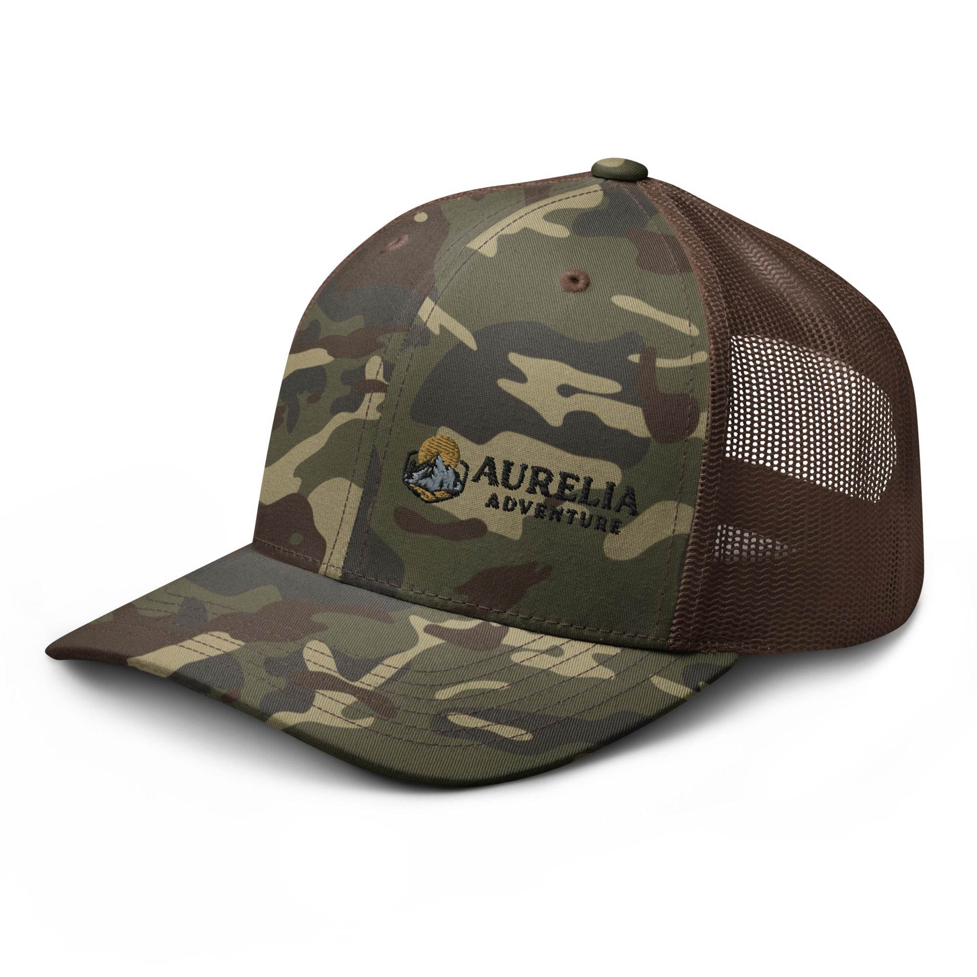 CAMO TRUCKER HAT - AureliaAdventure