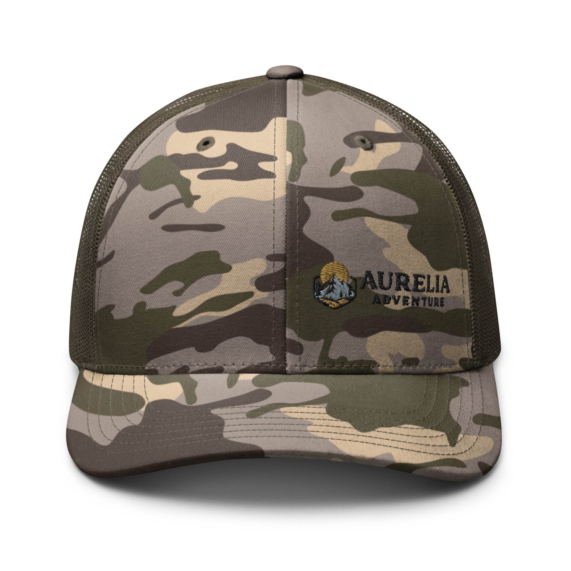 CAMO TRUCKER HAT - AureliaAdventure