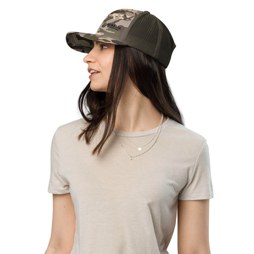 CAMO TRUCKER HAT - AureliaAdventure