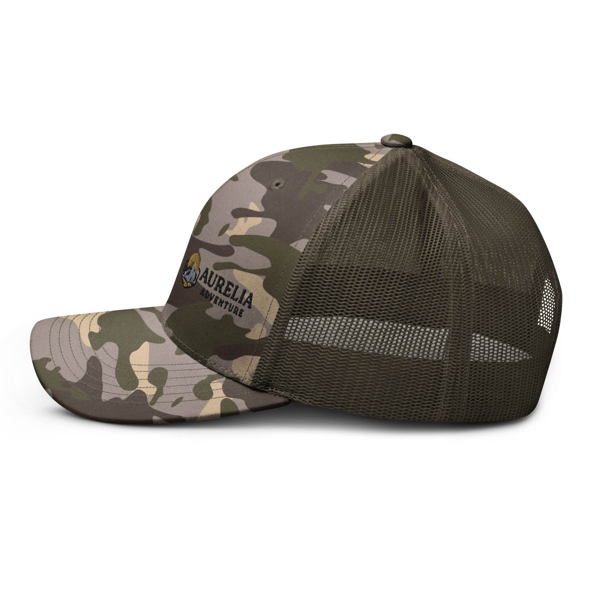 CAMO TRUCKER HAT - AureliaAdventure
