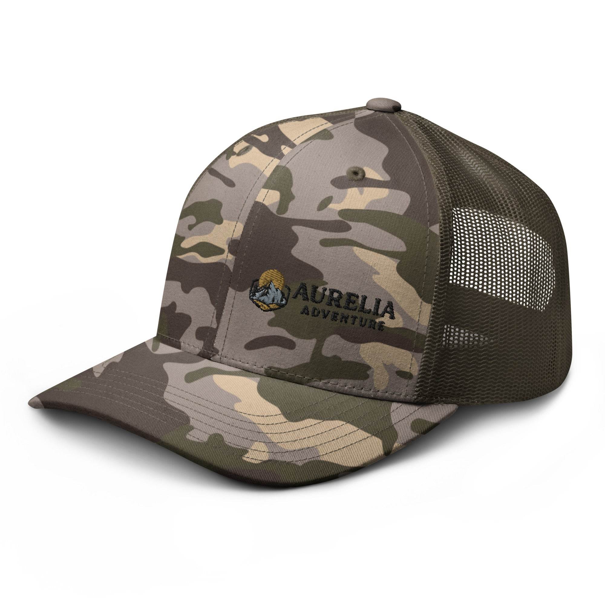 CAMO TRUCKER HAT - AureliaAdventure