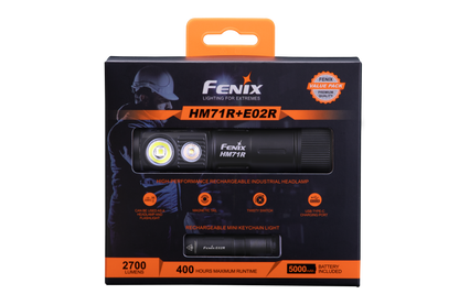 Fenix HM71R Rechargeable Industrial LED Headlamp - AureliaAdventure
