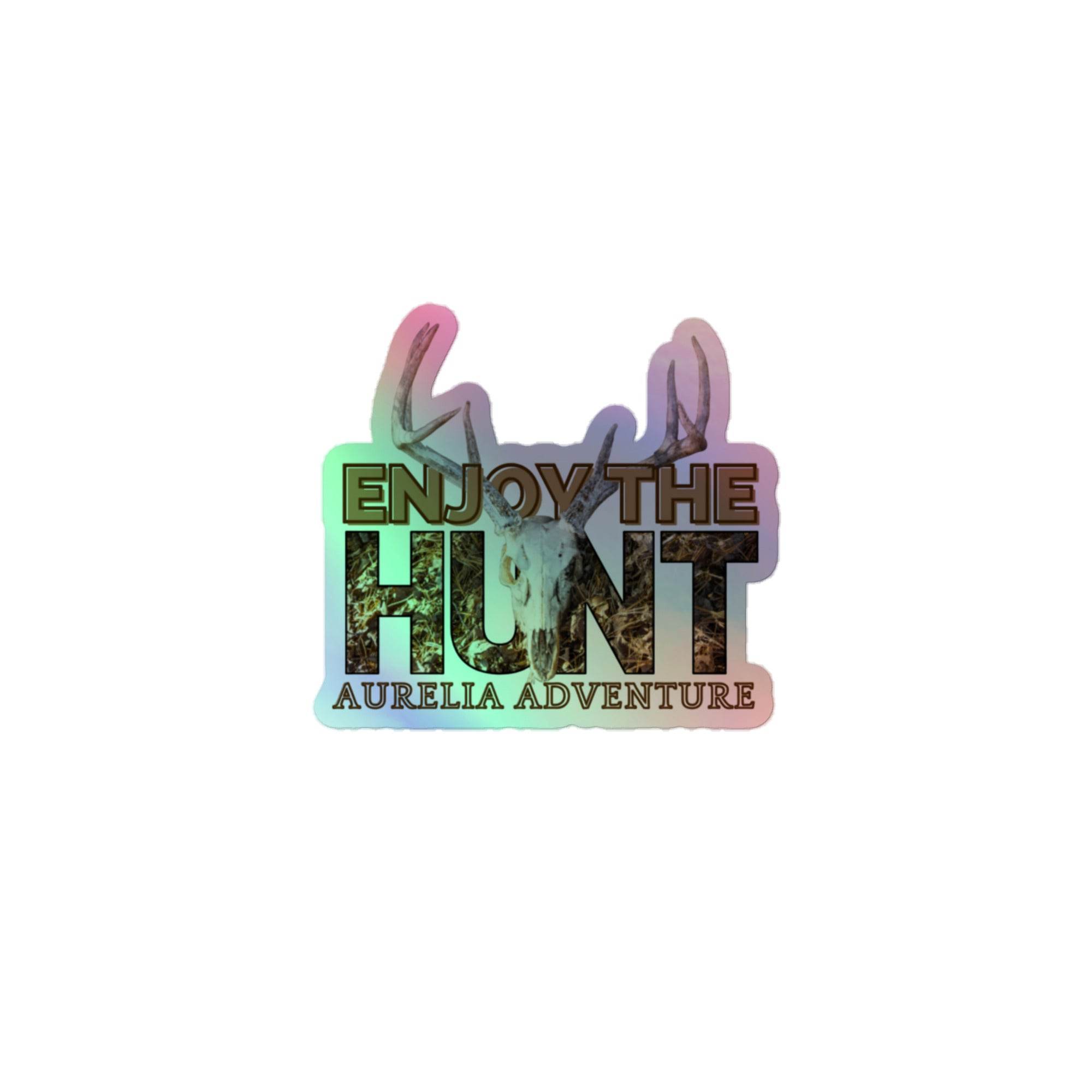 HUNT - HOLO STICKER - AureliaAdventure