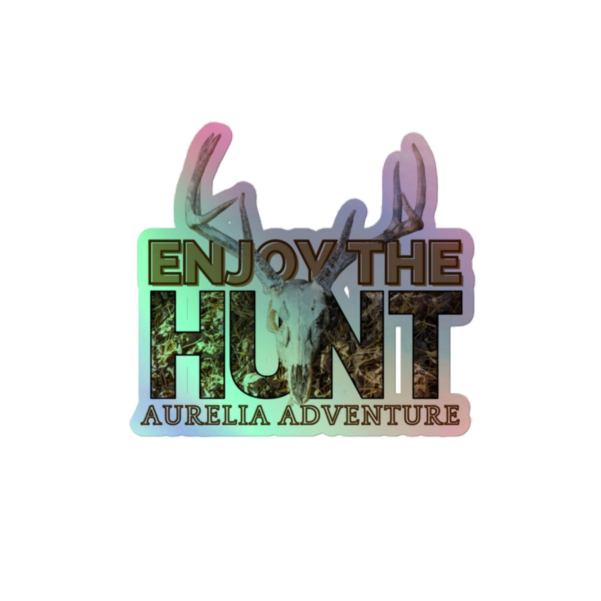 HUNT - HOLO STICKER - AureliaAdventure