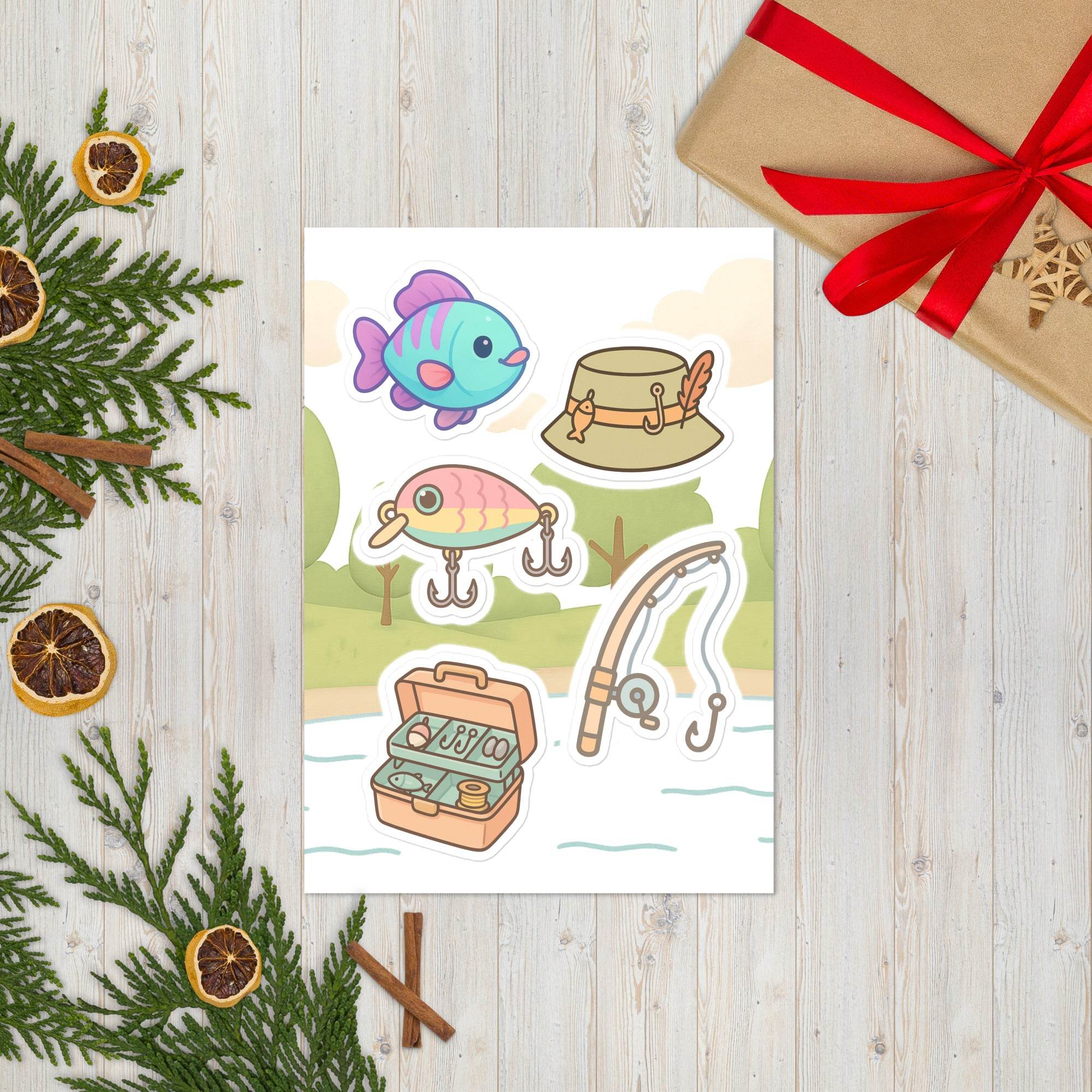 FISHING STICKER SET - AureliaAdventure