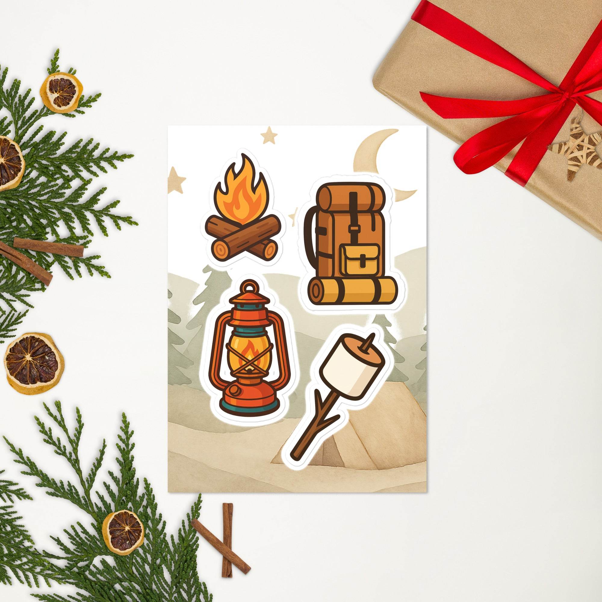 CAMPING STICKER SET - AureliaAdventure