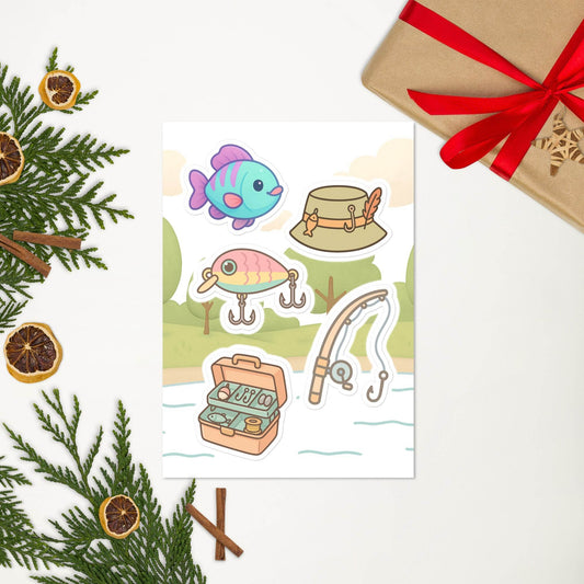 FISHING STICKER SET - AureliaAdventure