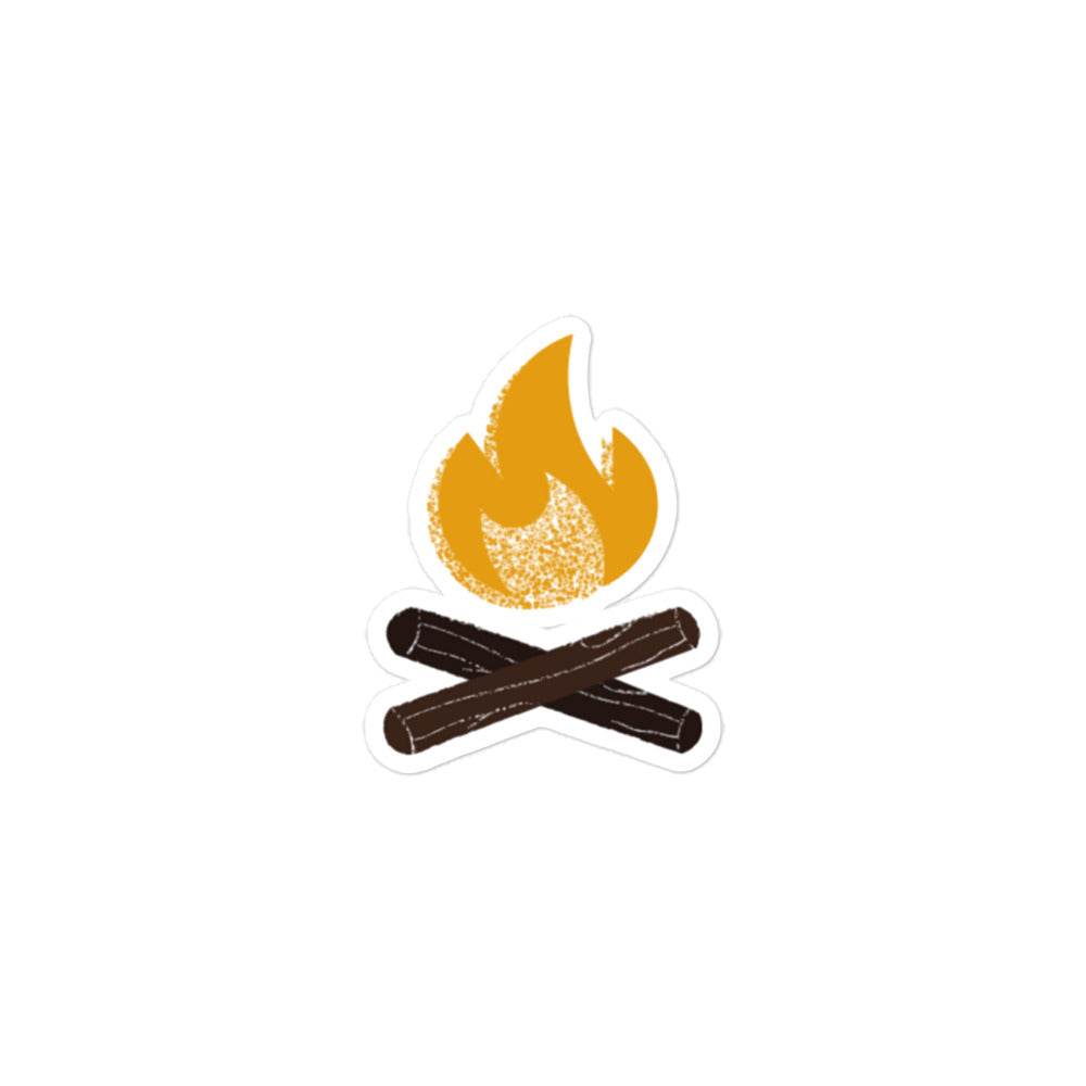 CAMP FIRE STICKER - AureliaAdventure