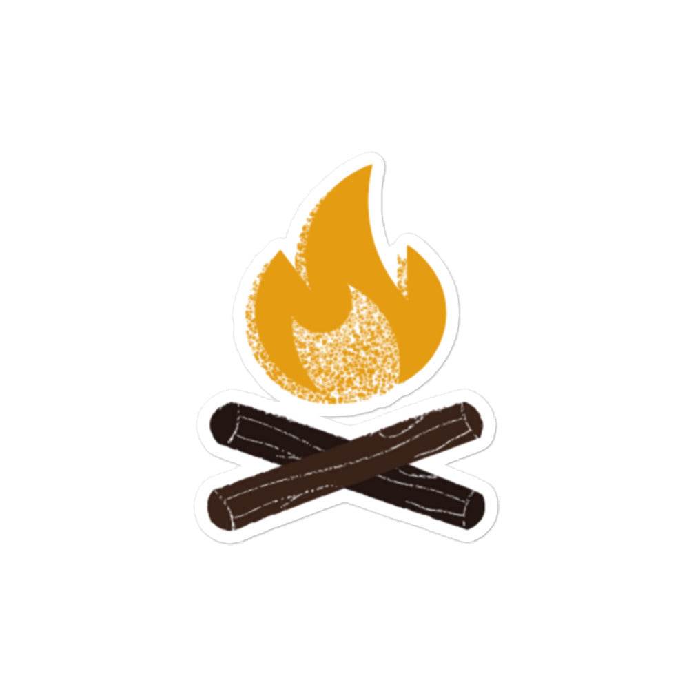 CAMP FIRE STICKER - AureliaAdventure
