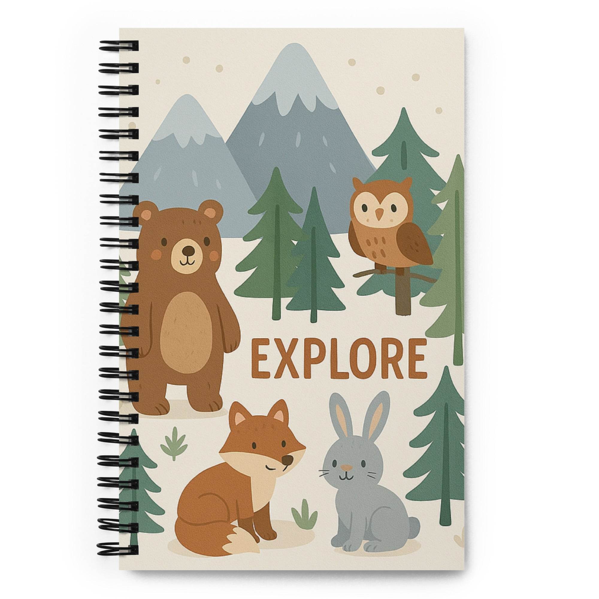 EXPLORE - Spiral notebook - AureliaAdventure